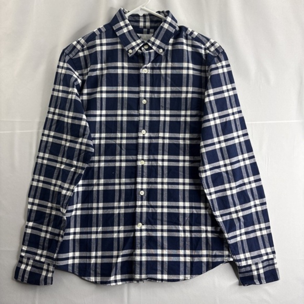 Gap Button Shirt Men's Extra‎ Small Striped Untucked Long Sleeve